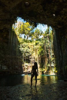 pexels-photo-7891821-7891821 Silhouette of a Woman in a Cave